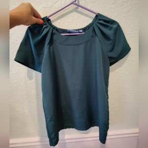 Green blouse